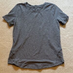 lululemon athletica blue-gray Short Sleeve Tee
